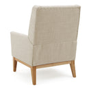 Modern Accent Chair With Padded Cushion Seat