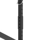 Freestanding Kayak Storage Rack With Lockable Wheels For Kayak, Canoe, Sup & Surfboard