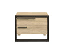 Erasto - Accent Table - Oak & Black