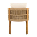 Outdoor Dining Chairs With Rope Handles (Set of 2)