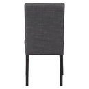 Kusa - 5 Piece Dining Set With Engineered Stone Top - Engineered Stone Top & Black