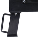 Double Flywheel Electric Log Splitter 7 Ton Portable Firewood Machine Steel - Black