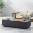 Modern Rectangle Fire Table 50,000 Btu