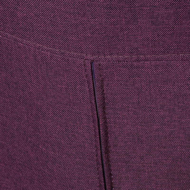 Upholstered Dining Chairs, Fabric Side Chairs, For Dining Room, Kitchen And Living Room (Set of 2) - Dark Purple