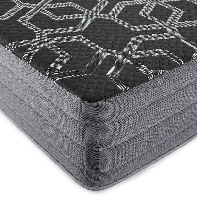 10" King Smooth Top Foam, Lux Firm Mattress - Black