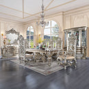 Danae - Curio - Champagne & Gold Finish - Atlantic Fine Furniture Inc