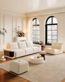 3 Seater Sofa Couch For Living Room, Modern Couches For Small Space, Cat Nest Sofa, For Cat Friendly, Comfy Couch With Waterproof And Cat Scratch Resistant Fabric