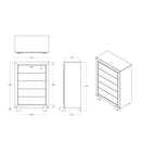 Skye - Marble Chest - White