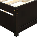 Platform Bed Wood Bed Frame With Trundle