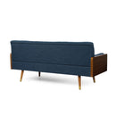 Aidan - Mid Century Modern Tufted Fabric Sofa