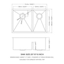 Modern Double Bowl Undermount Sink Design With 10" Deep Basins