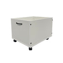 Aurea - Twin Loft Bed With Slide Slats Ststem Included - Cherry Oak / White