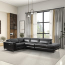 Zander - Reclining Sectional Sofa - Black