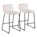 Casper - Fixed Height, Contemporary Counter Stool (Set of 2)