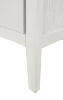 3 Drawer Cabinet With Hollow Carved 3 Drawer Dresser Storage Chest With Metal Handles For Entryway Living Room Bedroom - Beige