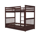 Bunk Bed With Ladders And 2 Storage Drawers
