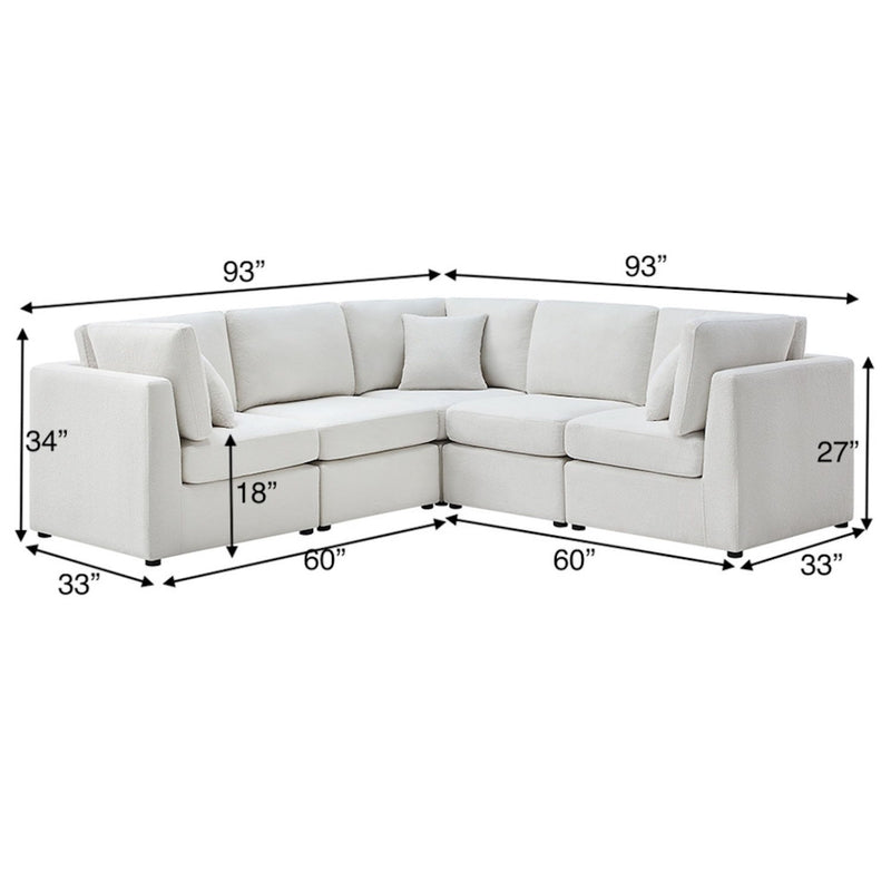 Chauncy - 5 Piece Sectional