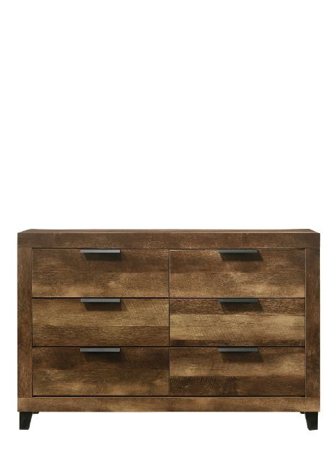 Morales - Dresser - Rustic Oak Finish