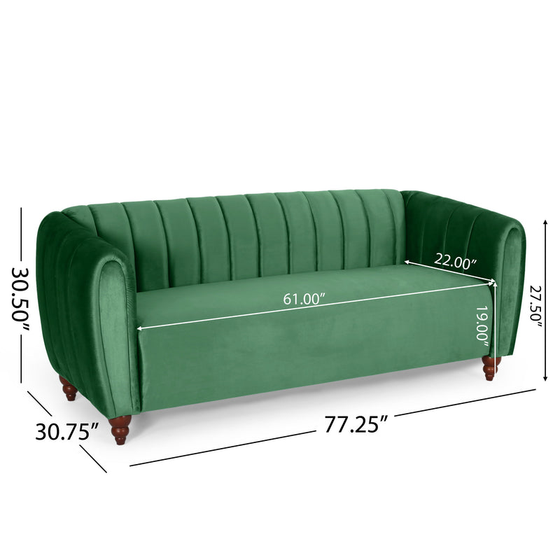 3 Seater Sofa Modern Glam Design