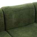 3 Seater Sofa Couch With Curved Armrests