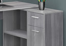 Computer Desk, Home Office, Corner, Storage Drawers, L Shape, Contemporary & Modern