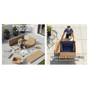 Outdoor Elegance Conversation Set With Fire Pit