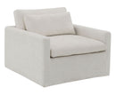 Naveen - Swivel Chair With 1 Toss Pillow