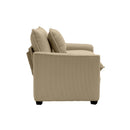 Modern Classic Corduroy Fabric Single Chair Deep Seat Sofa With Pillow