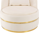 360 Degree Swivel Over Sized Upholstered Barrel Chair