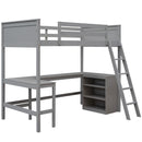 Loft Bed With Shelves With Desk