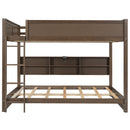 Bunk Bed With Storage Cabinets And USB Ports