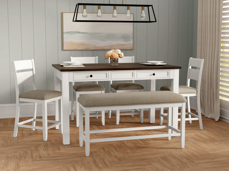 Velvety - 6 Piece Gathering Dining Set