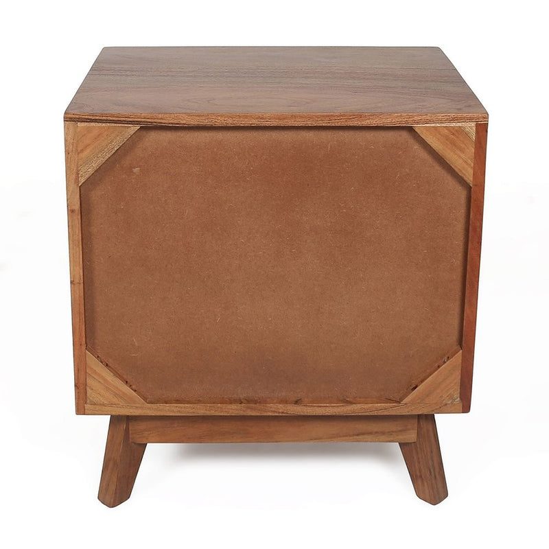 Nightstand Natural Wood - Brown