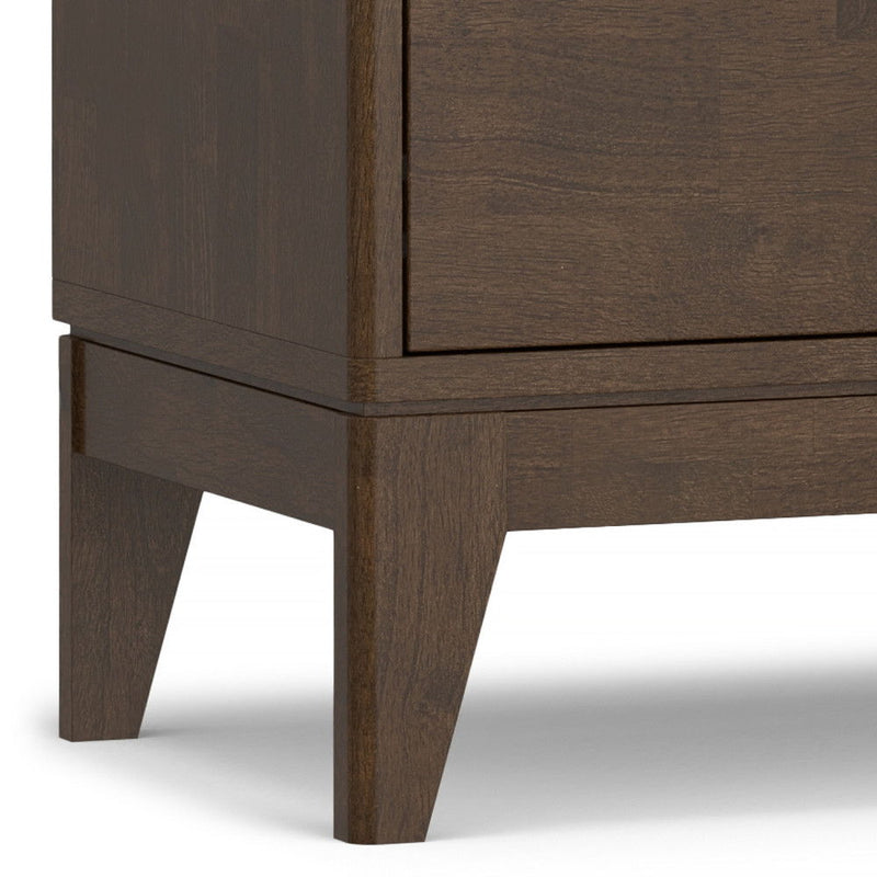 Harper - Low TV Media Stand - Walnut Brown