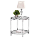 Contemporary Round Tempered Glass Table