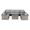 Stylish Sofa Seating Group With Cushions Perfect For Outdoor Gatherings