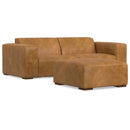 Rex - Handcrafted Sectional Sofa And Ottoman