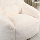 Beanbag Sofa Chair With Armrests Stuffed High Density Foam
