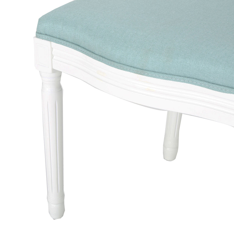 French Country Dining Chair Set With Round Backrest