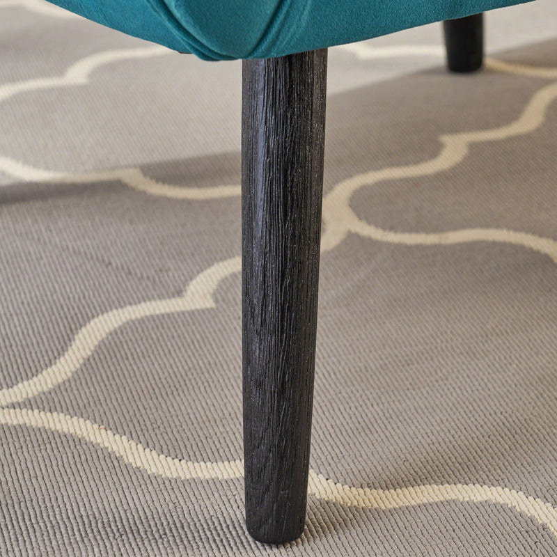 Alyssa - Mid Century Upholstered Arm Chair With Wingback Design