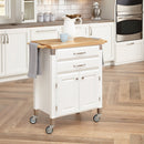 Dolly Madison - Kitchen Cart - Wood - Off-White