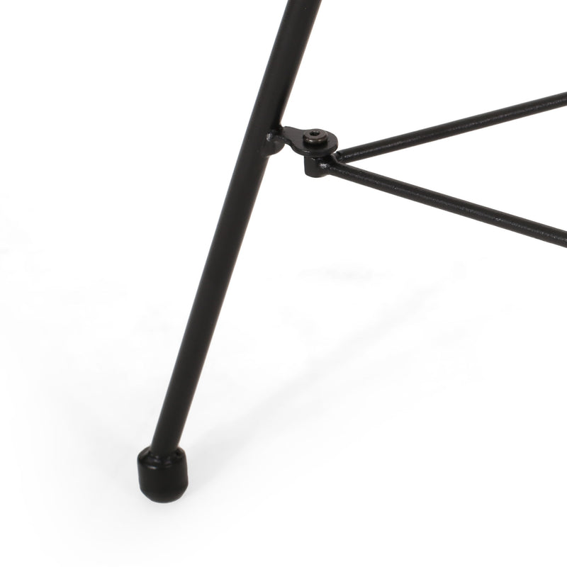 Nusa - Modern Rattan Side Table With Tempered Glass Top