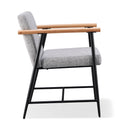 Modern Dining Chair With Iron Frame (Set of 2)