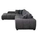 Chosen - Sectional Sofa With Toss Pillows And Chaise