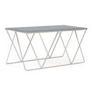 Modern Glam Marble Coffee Table With Gold Base - Green