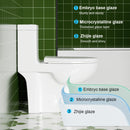 Gloss Tornado Flush 1 Piece Toilet With Soft Closing Seat, Water Saving Dual Flush - Gloss White