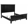 Sandy Beach - 63" Panel Bed with High Headboard