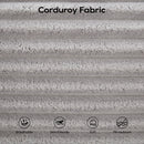 Convertible Loveseat Sofa Bed With Memory Foam & Steel Frame