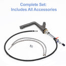 Pull Down Bathroom Sink Faucet With 3 Water Modes And Stainless Steel Construction - Gunmetal Black