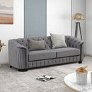Sofa With Thick Removable Seat Cushion, 3 Seater